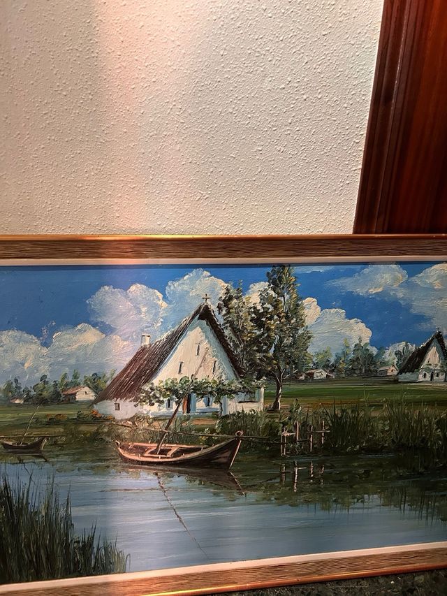 Cuadro al óleo Barranca Valenciana