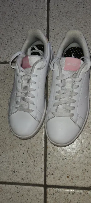 Adidas Scarpe Ragazza Bianco Rosa Tg 38