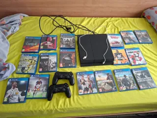 PS4 (PlayStation 4) 1TB Negra + 17 juegos