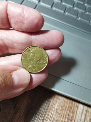 Moneda 10 céntimos Francia 1964