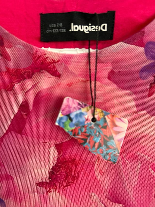 Desigual Vestido Flores Niña