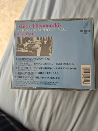 CD Mikis Theodorakis Sinfonía primavera 7