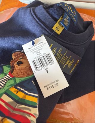 Sudadera Polo Ralph Lauren Oso Talla S Niñ@