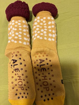 Calcetines de león y puntos talla única