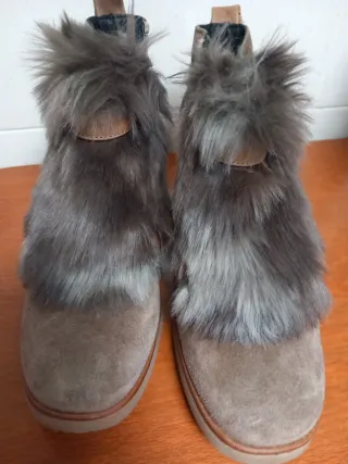 Botines ante con pelo