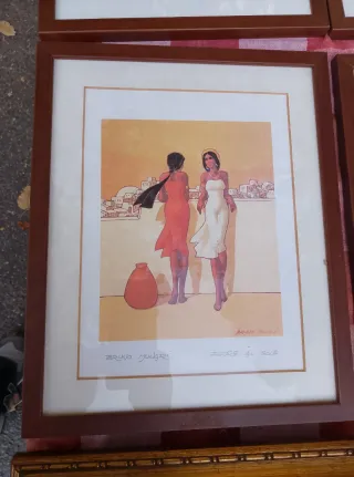 Litografia Bruno Munari Figure al Sole