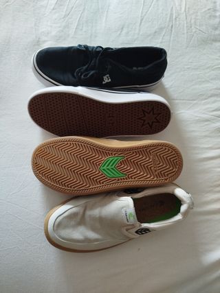 2 Pares Zapatos DC Shoes Talla 37
Uno Cariuma,como