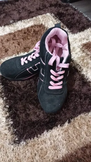 Zapatillas deportivas mujer negras y rosas