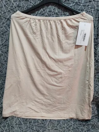 Enagua mujer beige talla L