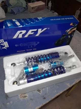 Amortiguadores RFY Motocicleta Azul/Morado