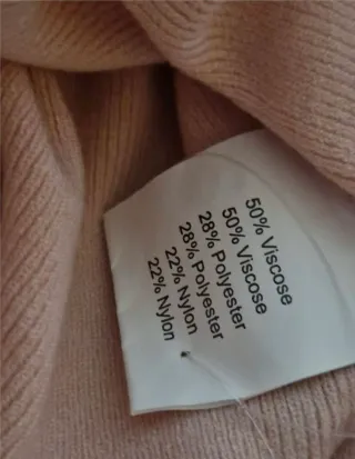 Poncho rosa La Fiorentina talla única