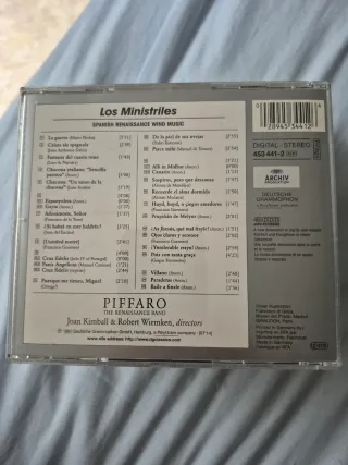 CD Los Ministriles Piffaro Spanish Renaissance