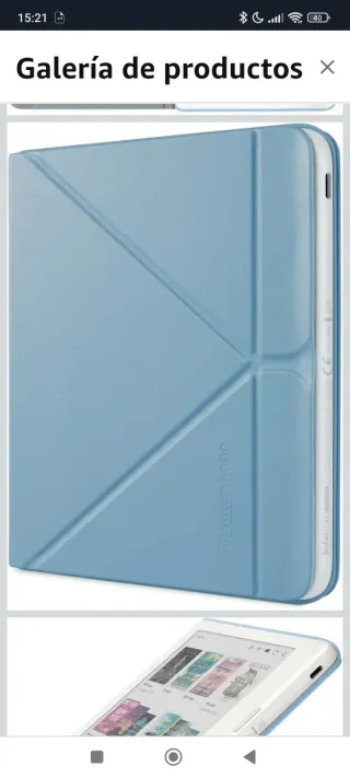 Custodia Kobo Libra di colore blu