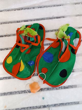 Complemento disfraz payaso - Funda zapatos