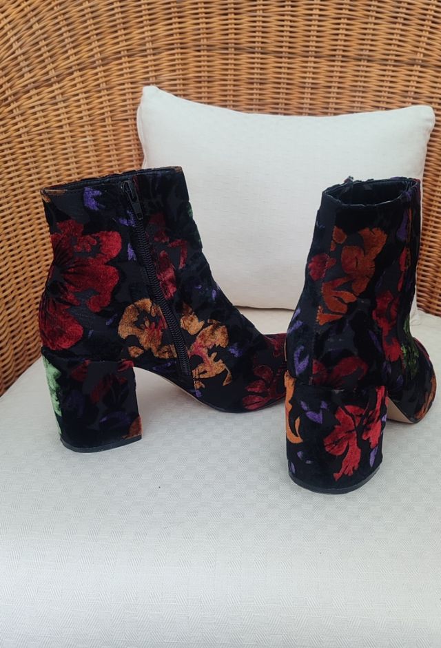 Botines Marypaz Terciopelo Multicolor Talla 38