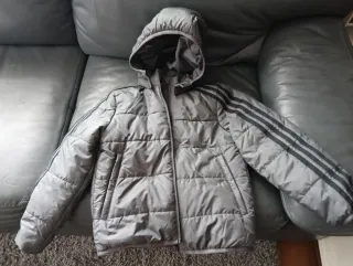 Chaqueta Adidas niño gris 7-8 años