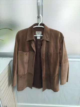 Chaqueta BESSY ante mujer marrón