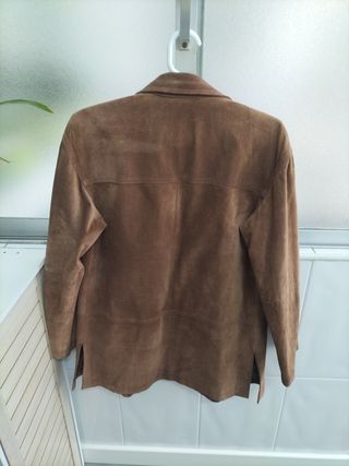 Chaqueta BESSY ante mujer marrón