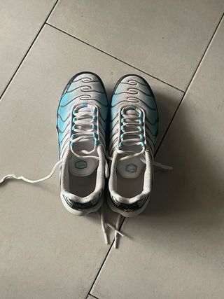 Zapatillas Nike TN Hombre Talla 38 Azul/Blanco