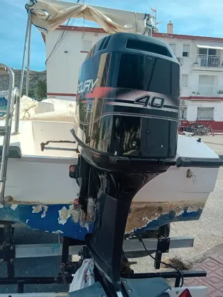 Barco Río 4m Motor 40CV 2T
Incluye remolque papele