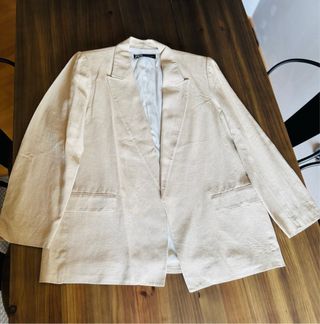 Americana Lino Zara Talla XXL