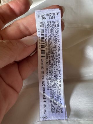 Americana Lino Zara Talla XXL