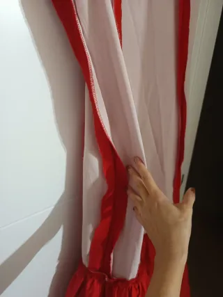 Traje de Flamenca Rojo Talla 38