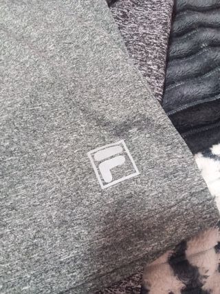 Conjunto Deportivo Fila Gris y Naranja