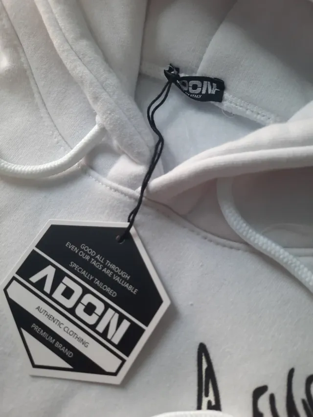 Felpa Adon Bianca Uomo Taglia L