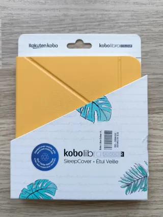 Custodia Kobo Libra di colore giallo