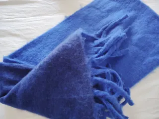 Sciarpa blu da donna
