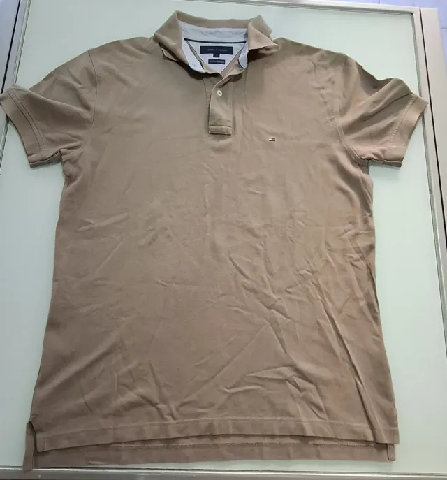 Polo Tommy Hilfiger Uomo Beige
