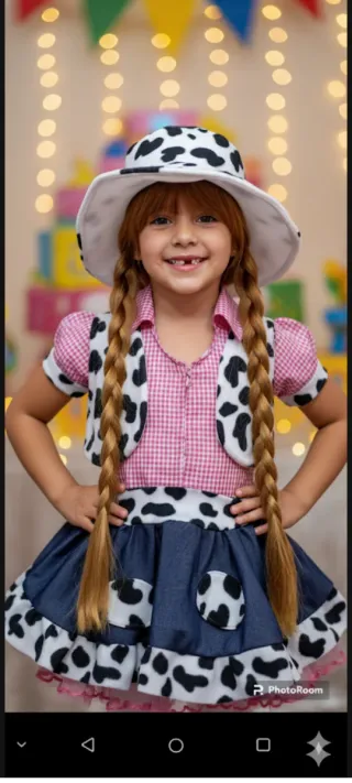 Disfraz vaquera niña