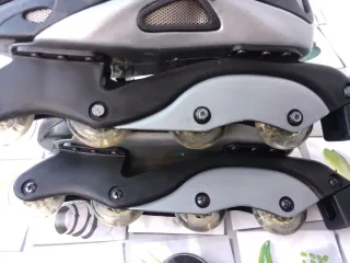 Patines en línea negros número 43  44 venta en per