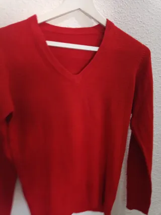 Jersey pico rojo