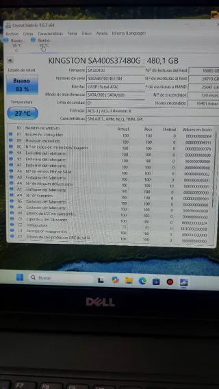 Disco SSD Kingston 480GB SATA 2.5