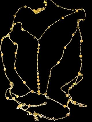 Collana corpo dorata