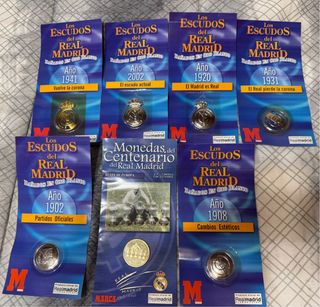 Escudos Real Madrid Colección Completa