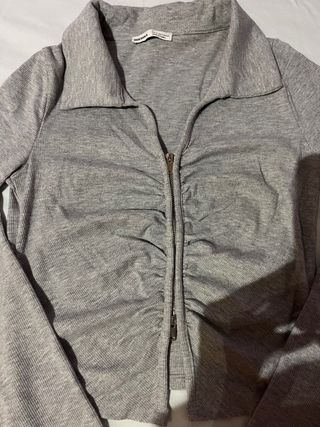 Camiseta fruncida mujer Bershka