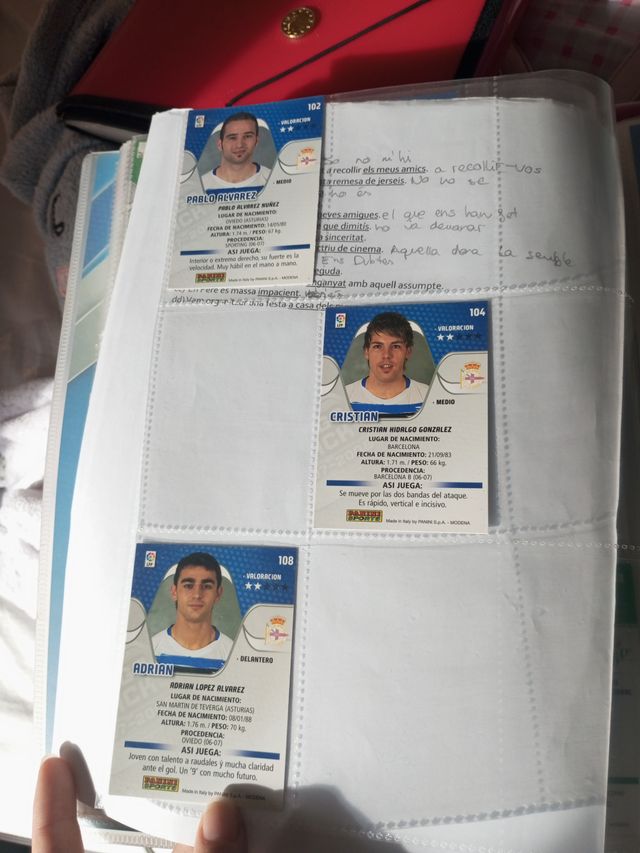 Cromo Futbolista Awat R.C. Deportivo