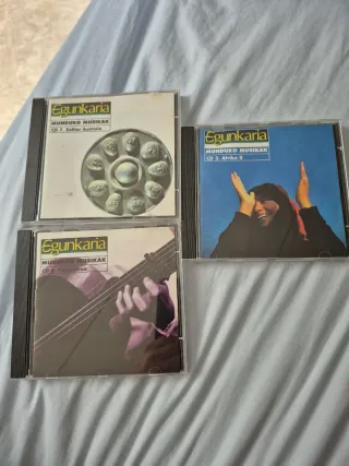 Lote 3 CDs Música Euskera Egunkaria