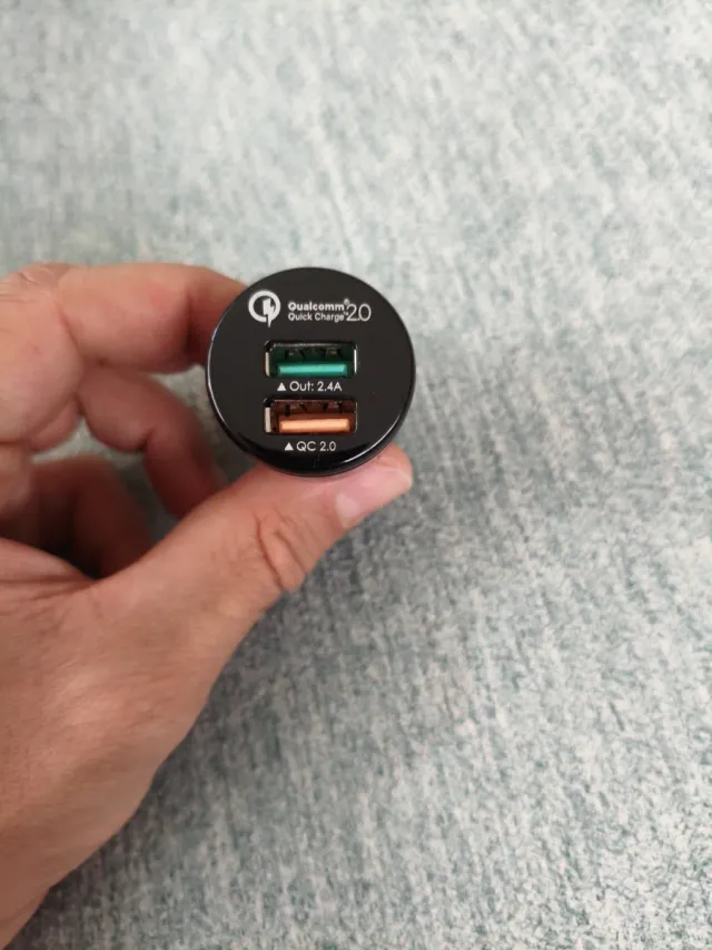 Cargador Mechero Coche Aukey Quick Charge 2.0