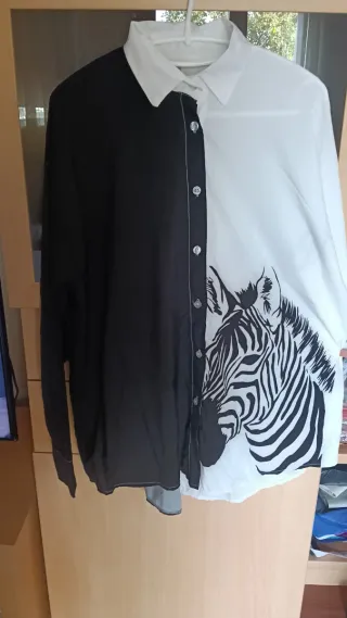 Blusa Oversize Cebra