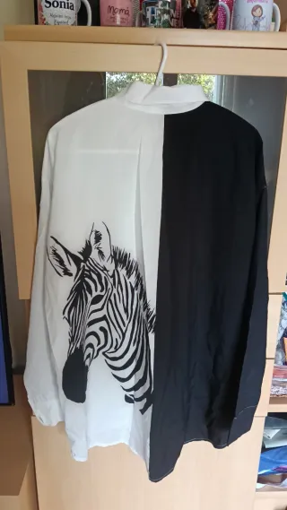Blusa Oversize Cebra
