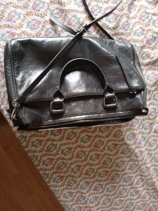 Bolso Bimba y Lola Negro/Gris Piel