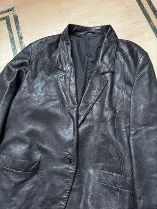 Tailleur donna giacca e gonna vera pelle