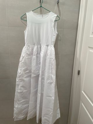 Vestido Comunión, Cancán, Chaqueta y Zapatos 