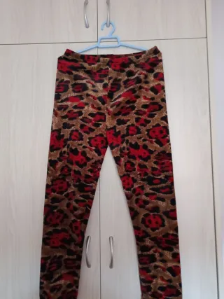 Pantalones de invierno con estampado,con felpa
