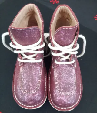 Botas rosas con brillo talla 38