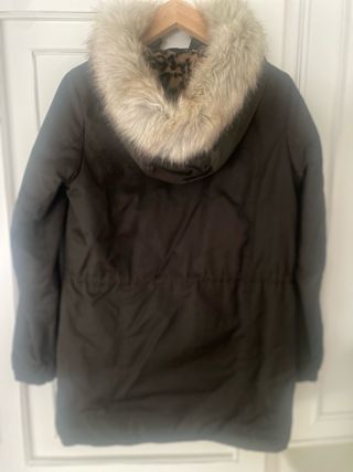Parka Only verde militar con capucha
